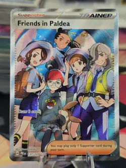 Friends in Paldea - 137/131 Pokemon TCG SV: Prismatic Evolutions Ultra Rare NM - Image 1