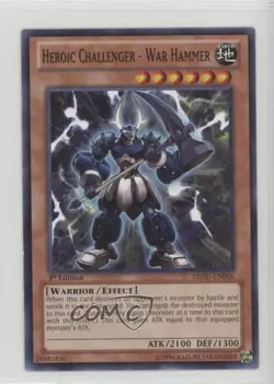 Heroic Challenger - War Hammer 1st Ed. YuGiOh Return of the Duelist #REDU-EN006 - Image 1