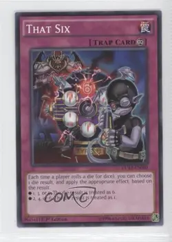 That Six 1st Ed. YuGiOh Duelist Alliance #DUEA-EN080 - Image 1