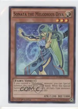 Sonata the Melodious Diva 1st Ed. YuGiOh Duelist Alliance #DUEA-EN015 - Image 1