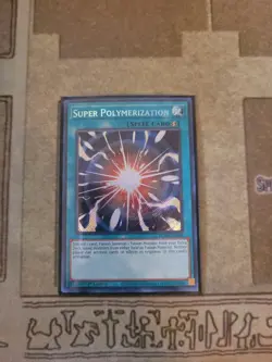 YUGIOH SUPER POLYMERIZATION BLMR-EN089 SECRET 1ST ED NM - Image 1