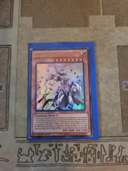 YUGIOH BLACK LUSTER SOLDIER SACRED SOLDIER BOSH-EN097 ULTRA 1ST ED LP - Image 1