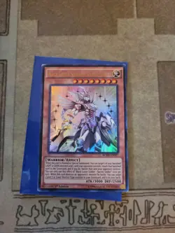 YUGIOH BLACK LUSTER SOLDIER SACRED SOLDIER BOSH-EN097 ULTRA 1ST ED LP - Image 2