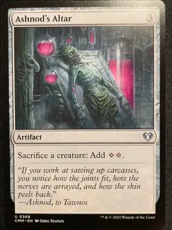 MTG Magic The Gathering Ashnod's Altar Commander Masters Regular NM - Image 1