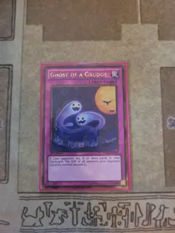 YUGIOH GHOST OF A GRUDGE PGLD-EN029 GOLD SECRET 1ST ED VLP - Image 1