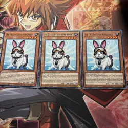 Yugioh! Playset 3x Rettungskaninchen Rare - KICO-DE034 1. Auflage - Deutsch - Image 1