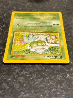 Bulbasaur 044/102 Base Set 1999 Regular Common HP/DMG Pokemon Card WOTC - Image 4