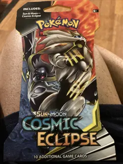 Pokemon Sun & Moon 12 Cosmic Eclipse Trading Card Game - 4 Booster Pack - Image 1
