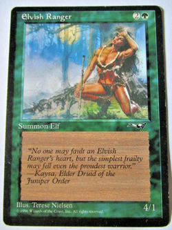 MTG Elvish Ranger Alliances Moderate Play!! - Image 1