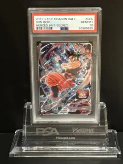 Dragon Ball Heroes Goku bm7sec PSA10 Collectible Card Condition - Image 1