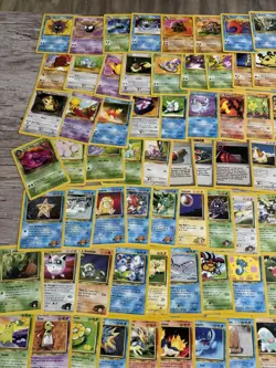 Vintage Pokemon Card Binder WOTC Neo Gym Base 19999-2002 Lot Of 100!! Random - Image 3