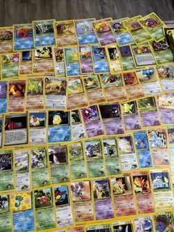 Vintage Pokemon Card Binder WOTC Neo Gym Base 19999-2002 Lot Of 100!! Random - Image 4