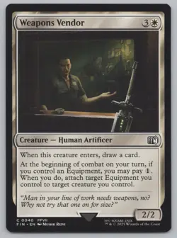 MTG Playset (4) - Final Fantasy - Weapons Vendor #40 -k459 - Image 2