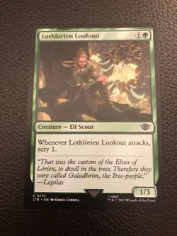 Magic the Gathering MTG Lothlorien Lookout 175 Lord of the Rings NM+ - Image 1