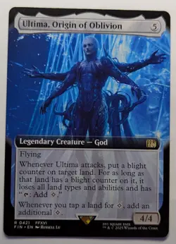 ULTIMA, ORIGIN OF OBLIVION Extended Art - Final Fantasy MTG Magic: the Gathering - Image 1