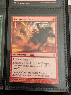 1x Racecourse Fury NM Eng MTG - Return to Ravnica (G) - Image 1