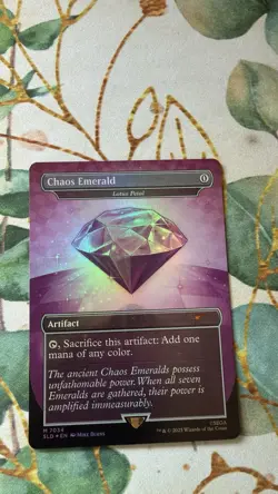 Chaos Emerald (Lotus Petal) Purple Secret Lair Drop 7034 MTG NM - Image 1