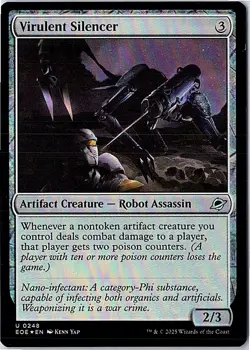 MTG | Singles | Virulent Silencer | U | 248 | FOIL - Image 1