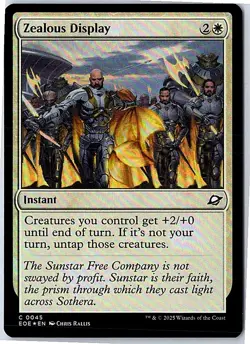 MTG | Singles | Zealous Display | C | 45 | FOIL - Image 1