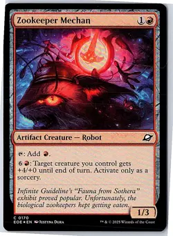 MTG | Singles | Zookeeper Mechan | C | 170 | FOIL - Image 1