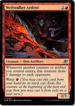 MTG | Singles | Weftstalker Ardent | U | 169 | FOIL - Image 1