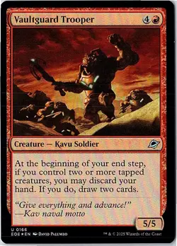 MTG | Singles | Vaultguard Trooper | U | 166 | FOIL - Image 1