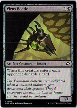 MTG | Singles | Virus Beetle | C | 124 | FOIL - Image 1