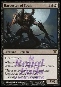 Harvester of Souls 1x FOIL AVR MTG Avacyn Restored Rare MINT black - Image 1