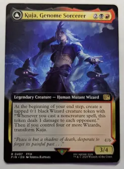 KUJA, GENOME SORCERER Extended Art - Final Fantasy MTG Magic: the Gathering - Image 1