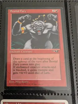 Bestial Fury | MtG Magic Alliances | English | Near Mint-Mint (LP) (G) - Image 1