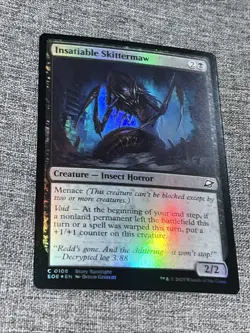 FOIL C 0108 Insatiable Skittermaw Common Edge of Eternities MTG Card Creature NM - Image 1