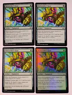 4x Meltstrider's Gear MTG, Edge of Eternities NM Magic Regular/Foil - Image 1