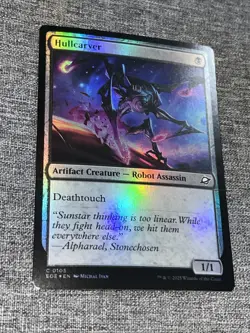 FOIL C 0105 Hullcarver Common Edge of Eternities MTG Card Creature Black NM - Image 1