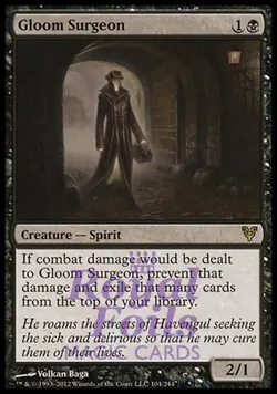 Gloom Surgeon 2x FOIL AVR MTG Avacyn Restored Rare MINT black - Image 1