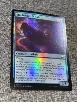 FOIL C 0077 Starbreach Whale Creature Common Edge of Eternities MTG Card NM - Image 1