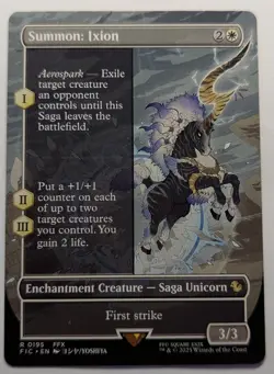 SUMMON: IXION Borderless - Final Fantasy MTG Magic: the Gathering - Image 1