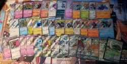 Pokemon Paldean Fates Baby Shiny And Full Arts Mixed Lot Of 36 Cards NM Mew - Image 1