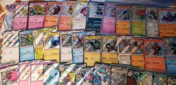 Pokemon Paldean Fates Baby Shiny And Full Arts Mixed Lot Of 36 Cards NM Mew - Image 3