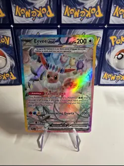 Pokemon TCG Prismatic Evolutions Eevee EX CUSTOM CARD! - Image 1