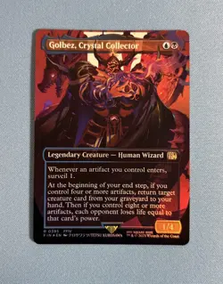 MTG Final Fantasy Golbez Crystal Collector R 0395 FFIV Borderless - Image 1