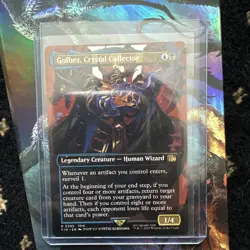 MTG Final Fantasy Golbez Crystal Collector R 0395 FFIV Borderless - Image 1