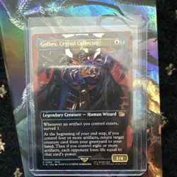 MTG Final Fantasy Golbez Crystal Collector R 0395 FFIV Borderless - Image 2