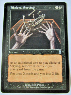 MTG Skeletal Scrying Odyssey Light Play!! - Image 1