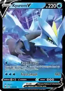 Pokemon Kyurem V - 048/196 - Ultra Rare NM-Mint Lost Origin - Image 1