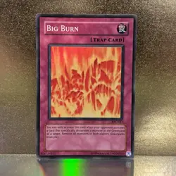 YuGiOh • Big Burn • IOC-047 • Holo Super Rare • LP - Image 1
