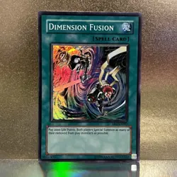 YuGiOh • Dimension Fusion • DR2-EN095 • Holo Unlimited Super Rare • LP - Image 1