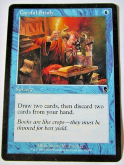 MTG Careful Study Odyssey Light Play!! - Image 1