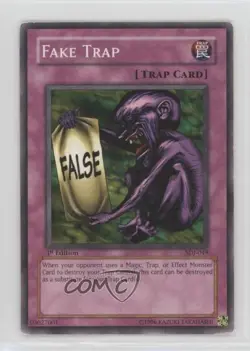Fake Trap 1st Ed. YuGiOh Starter Deck Joey #SDJ-049 2003 - Image 1