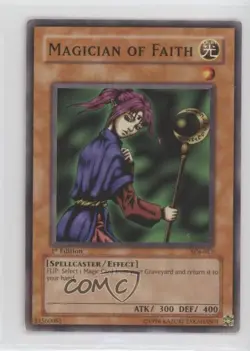 Magician of Faith 1st Ed. YuGiOh Starter Deck Joey #SDJ-017 2003 - Image 1