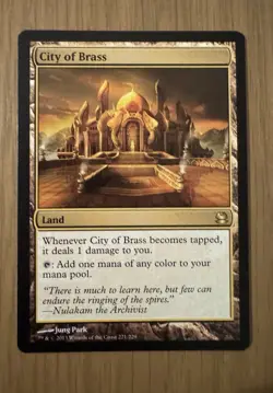 MTG City of Brass Modern Masters Regular NM - Image 1
